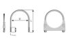 DINEX 90089 Clamp, exhaust system